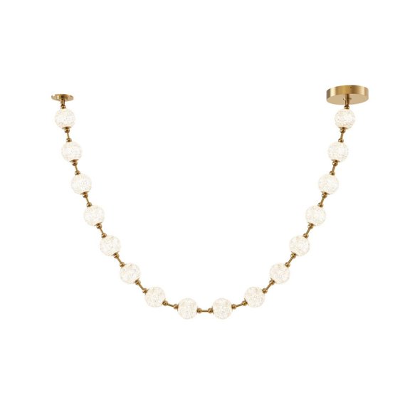 Kuzco Lighting Pd321716 Marni 5" Wide Led Linear Pendant - Brass