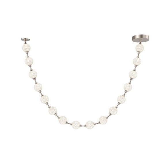 Kuzco Lighting Pd321716 Marni 5" Wide Led Linear Pendant - Nickel
