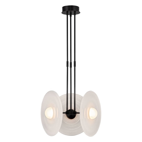 Kuzco Lighting Pd350318 Harbour 19" Wide Led Multi Light Pendant - Urban Bronze / Glossy