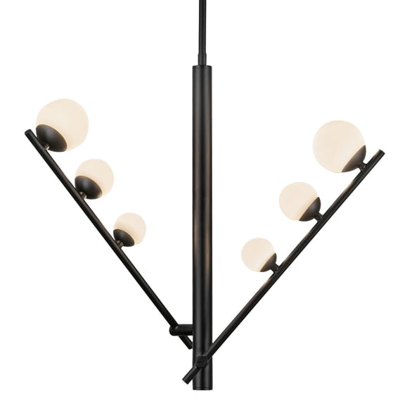 Kuzco Lighting Pd55520 Cypress 23" Wide Led Chandelier - Black