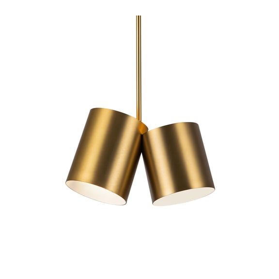 Kuzco Lighting Pd58814 Keiko 2 Light 6" Wide Pendant - Gold