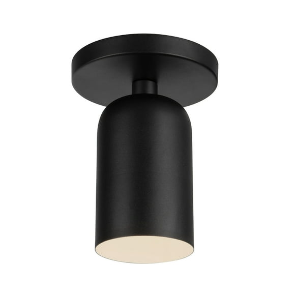 Kuzco Lighting Sf57704 Nola 4" Wide Semi-Flush Ceiling Fixture - Black