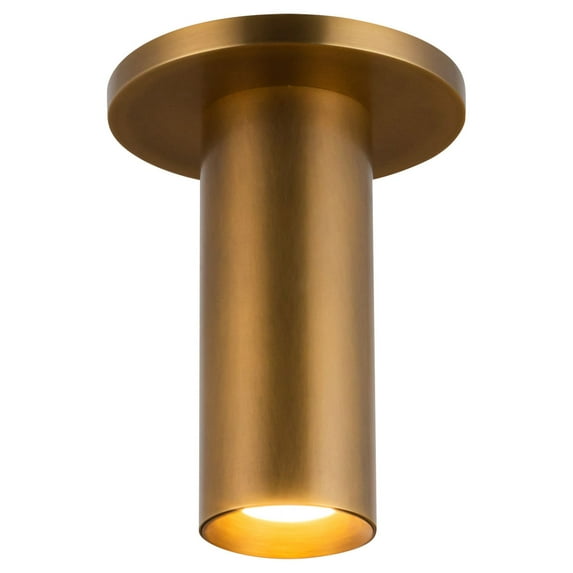 Kuzco Lighting Sf90406 Mason 2" Wide Semi-Flush Ceiling Fixture - Brass