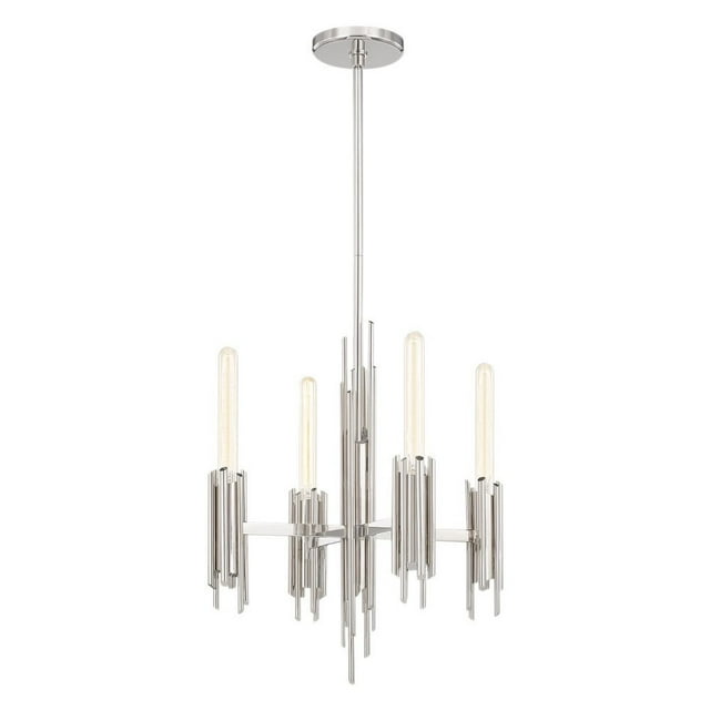 Kuzco Lighting Torres 19" Chandelier 5X60W E26 Polished Nickel