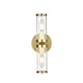 thumbnail image 1 of Alora Lighting WV309002NBCG Revolve 2 Light 13" Tall Bathroom Sconce - Brass, 1 of 7