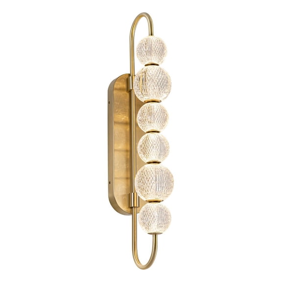 Kuzco Lighting Wv321628 Marni 30" Tall Led Wall Sconce - Brass