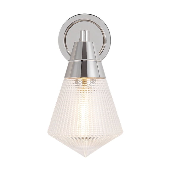 Alora Lighting WV348106VBOP Willard 12" Tall Wall Sconce - Vintage Brass / Matte Opal