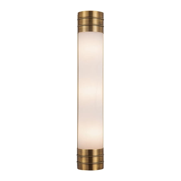 Kuzco Lighting Wv348224 Willard 3 Light 25" Tall Wall Sconce - Vintage Brass / Matte Opal
