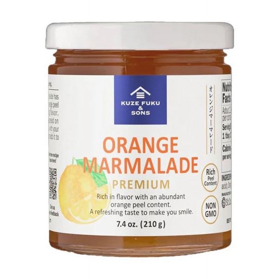 Kuze Fuku & Sons Orange Marmalade Premium 7.4 oz, 12 Jars