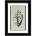 thumbnail image 1 of Kuzma Petrov Vodkin 2x Matted 20x24 Black Ornate Framed Art Print 'Drawing hands ', 1 of 2