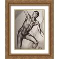 thumbnail image 1 of Kuzma Petrov Vodkin 2x Matted 20x24 Gold Ornate Framed Art Print 'Sitter', 1 of 2