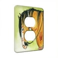 thumbnail image 1 of KuzmarK™ 1 Gang AC Outlet Wall Plate - Buckskin Indian War Pony Horse Art by Denise Every, 1 of 1