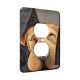 thumbnail image 1 of KuzmarK™ 1 Gang AC Outlet Wall Plate - Chinese Shar Pei Dog as My Co Pilot Dog Art by Denise Every, 1 of 1