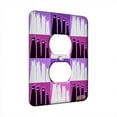 thumbnail image 1 of KuzmarK™ 1 Gang AC Outlet Wall Plate - Long and Tall Black Spooky Kitties Abstract Cat Electric Art by Denise Every, 1 of 1