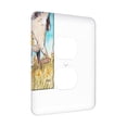 thumbnail image 1 of KuzmarK™ 1 Gang AC Outlet Wall Plate - Welsh Corgi with Sheep Herding Dog Art by Denise Every, 1 of 1