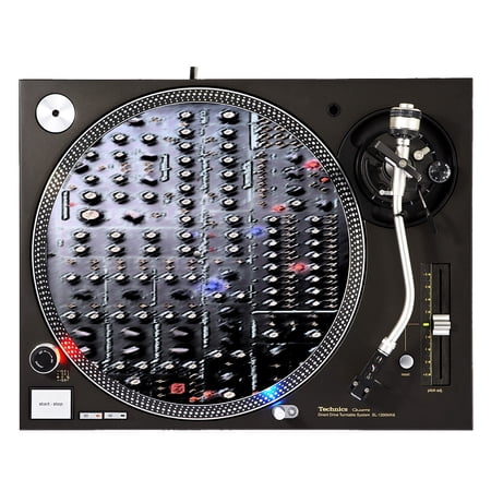 KuzmarK™ 12" DJ Turntable Slipmat - Analog Synthesizer