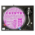thumbnail image 1 of KuzmarK™ 12" DJ Turntable Slipmat - Country Western Music, 1 of 1