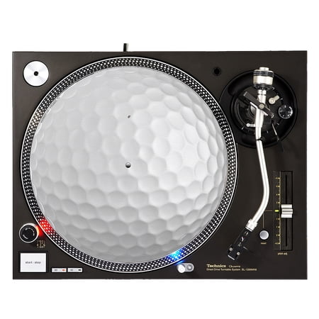 KuzmarK™ 12" DJ Turntable Slipmat - Golf Ball