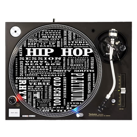 KuzmarK™ 12" DJ Turntable Slipmat - Hip Hop