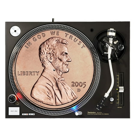KuzmarK™ 12" DJ Turntable Slipmat - Penny