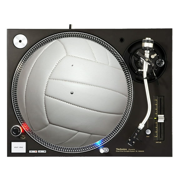 KuzmarK™ 12" DJ Turntable Slipmat - Volleyball