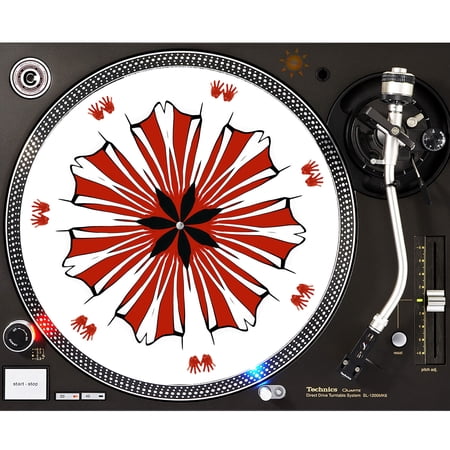 KuzmarK™ 12" DJ Turntable Slipmat - Hand Paint