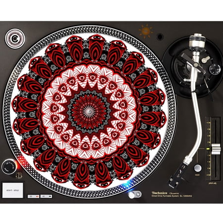 KuzmarK™ 12" DJ Turntable Slipmat - India Mania