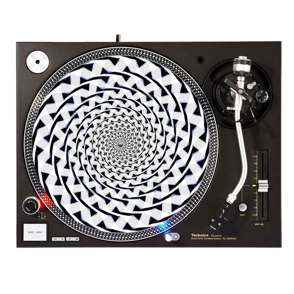 KuzmarKâ„¢ 12" DJ Turntable Slipmat - Into Optic
