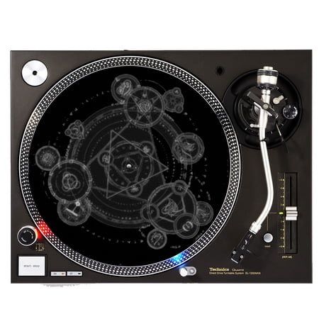 KuzmarK™ 12" DJ Turntable Slipmat - Universal Magic