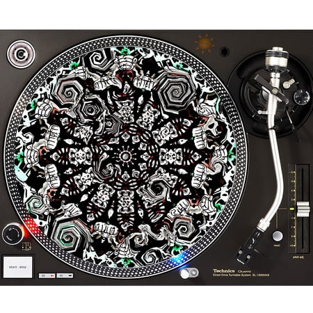 KuzmarK™ 12" DJ Turntable Slipmat - War Fist