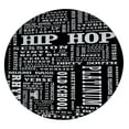 thumbnail image 1 of KuzmarK 12" Round Glass Cutting Board - Hip Hop, 1 of 1