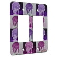 thumbnail image 1 of KuzmarK™ 2 Gang Rocker Wall Plate - American Bison Buffalo Calf Wading Wildlife Electric Art by Denise Every, 1 of 1