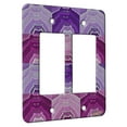 thumbnail image 1 of KuzmarK™ 2 Gang Rocker Wall Plate - Colorful Stacking Kitties Abstract Cat Electric Art by Denise Every, 1 of 1