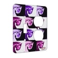 thumbnail image 1 of KuzmarK™ 2 Gang Single Toggle / Single Duplex Wall Plate - Warmblood Sports Horse in Blue Abstract Horse Pink Pattern Art by Denise Every, 1 of 1