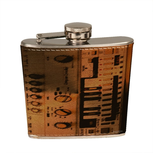6oz Bass Leather Flask 6oz Bass Leather Flask