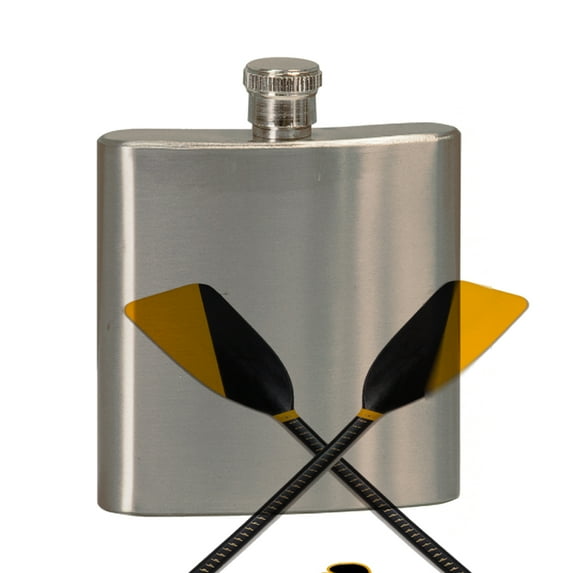 KuzmarK 6 oz. Stainless Steel Pocket Hip Liquor Flask - Crew