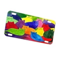 thumbnail image 1 of KuzmarK Automobile Car Tag License Plate -  Colorful Kitties in Crayon Colors Art by Denise Every, 1 of 1
