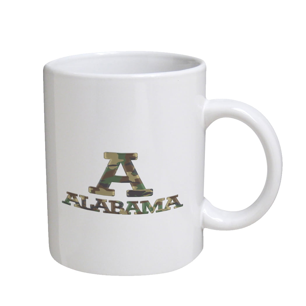 KuzmarK Coffee Cup Mug 11 Ounce - Alabama Camouflage