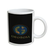 KuzmarK Coffee Cup Mug 11 Ounce - Georgia Camouflage