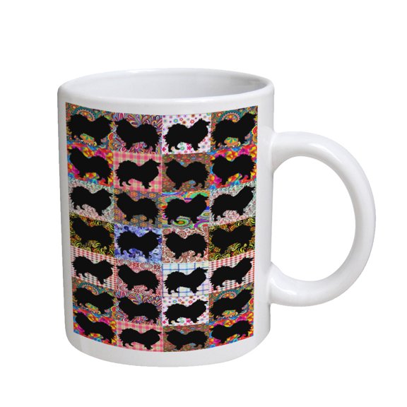 KuzmarK Coffee Cup Mug 11 Ounce -  Pomeranian Dog