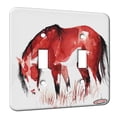 thumbnail image 1 of KuzmarK™ Double Gang Switch Wall Plate - Bay Pinto Mustang Abstract Horse Art by Denise Every, 1 of 1