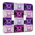 thumbnail image 1 of KuzmarK™ Double Gang Switch Wall Plate - Fawn Greyhound The Fly Dog Electric Art by Denise Every, 1 of 1
