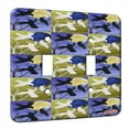 thumbnail image 1 of KuzmarK™ Double Gang Switch Wall Plate - Ravens at Twilight Wildlife Pattern Art by Denise Every, 1 of 1