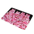 thumbnail image 1 of KuzmarK Glass Cheese Cutting Board 11"x7.75" - Pink Camo Camouflage Kitties Abstract Cat Art by Denise Every, 1 of 1