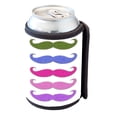 thumbnail image 1 of KuzmarK Insulated Drink Can Cooler Hugger - Colorful Sparkle Mustache Collection, 1 of 1
