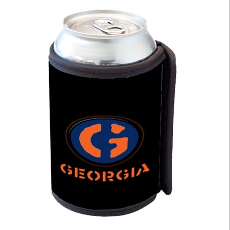 KuzmarK Insulated Drink Can Cooler Hugger - Georgia