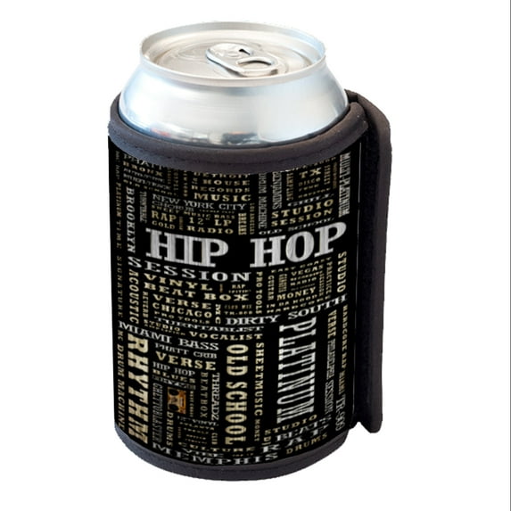 KuzmarK Insulated Drink Can Cooler Hugger - Hip Hop Platinum