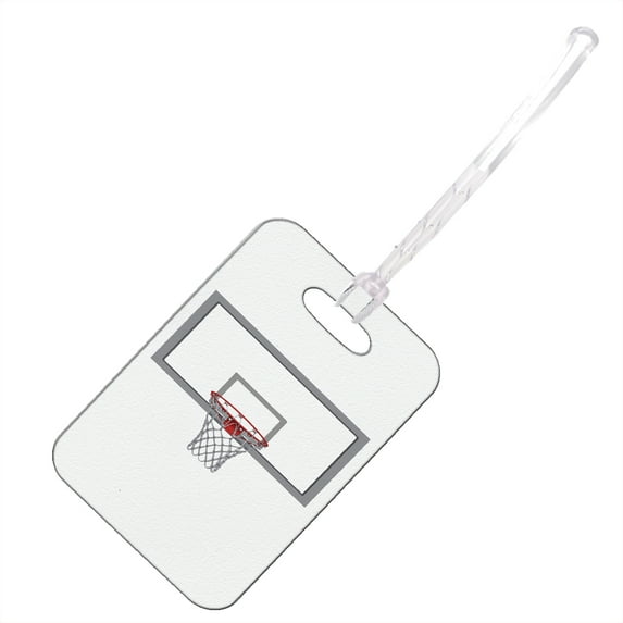 KuzmarK Luggage Travel Bag Tag - Basketball Hoop