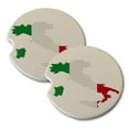 thumbnail image 1 of KuzmarK Sandstone Car Drink Coaster (set of 2) - Italy, 1 of 2