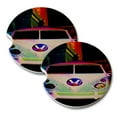 thumbnail image 1 of KuzmarK Sandstone Car Drink Coaster (set of 2) - Volkswagon Van Watercolor, 1 of 2
